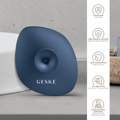 Щітка для обличчя GESKE Facial Brush 4 в 1 з тримачем midnight