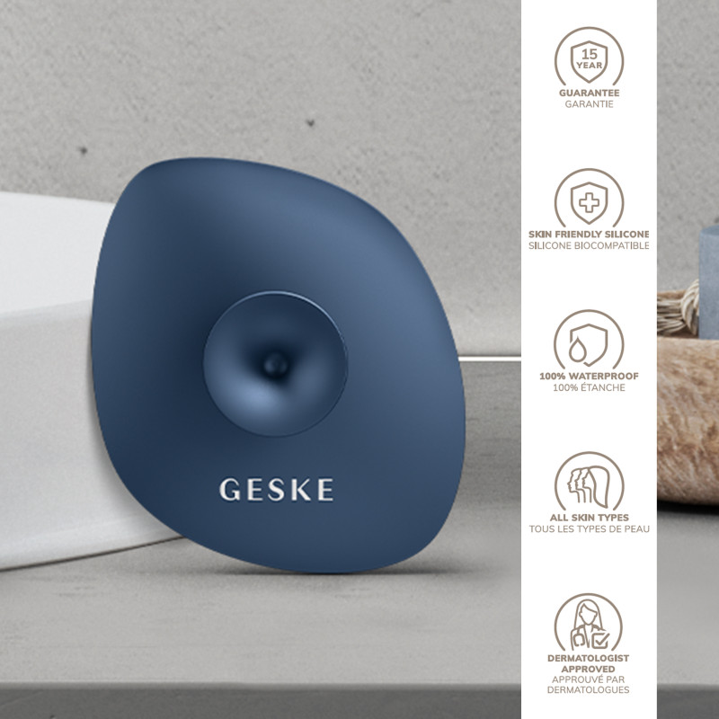 Щітка для обличчя GESKE Facial Brush 4 в 1 з тримачем midnight