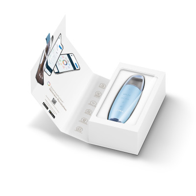 Мікрострумовий скрабер для шкіри та усунення чорних точок GESKE MicroCurrent Skin Scrubber&Blackhead Remover 9 в 1 aquamarine