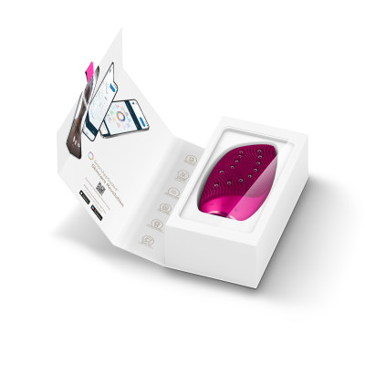 Очищувальна щітка для обличчя GESKE Sonic Thermo Facial Brush&Face-Lifter 8 в 1 magenta
