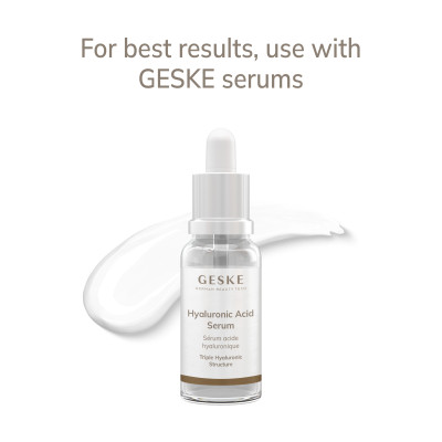 Ролер-масажер для обличчя з рожевим кварцом GESKE SmartAppGuided Rose Quartz Roller 5in1 green