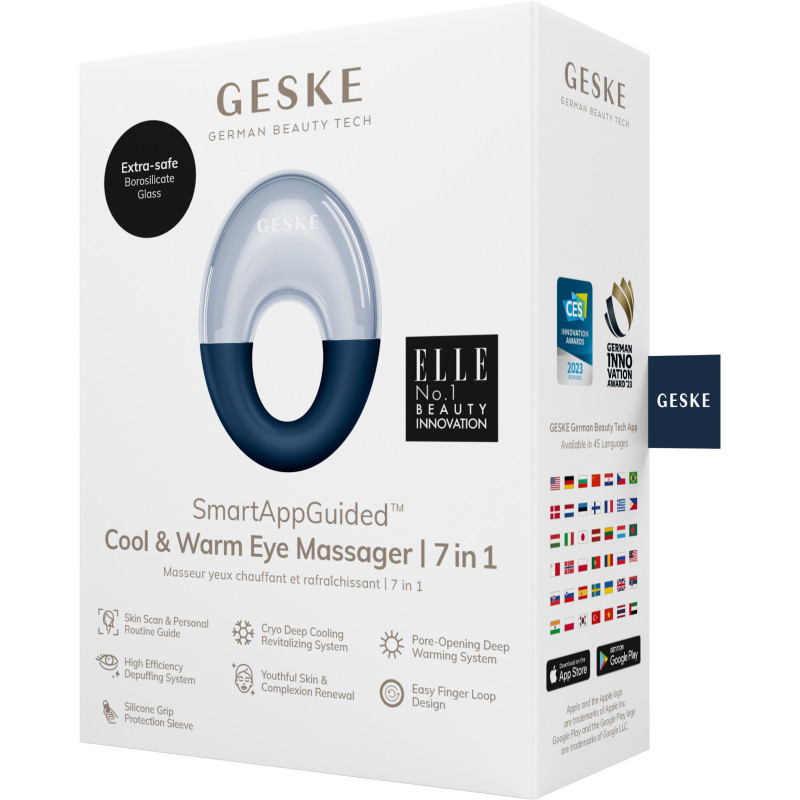 Масажер для очей GESKE Cool&Warm Eye Massager 7 в 1 midnight