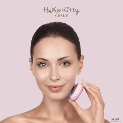 Ультразвукова маска тепло та холод GESKE Sonic Warm&Cool Mask by Hello Kitty pink