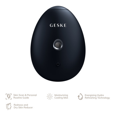 Електронний освіжувач для зволоження обличчя GESKE Facial Hydration Refresher 4 в 1 black