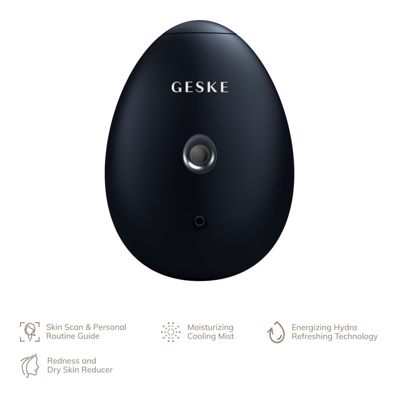 Електронний освіжувач для зволоження обличчя GESKE Facial Hydration Refresher 4 в 1 black