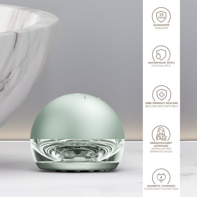 Масажер для підтяжки шкіри обличчя GESKE Anti-aging Skin Tightener 6 в 1 green