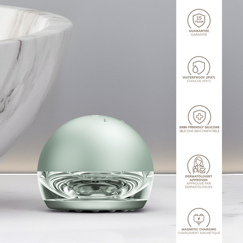 Масажер для підтяжки шкіри обличчя GESKE Anti-aging Skin Tightener 6 в 1 green