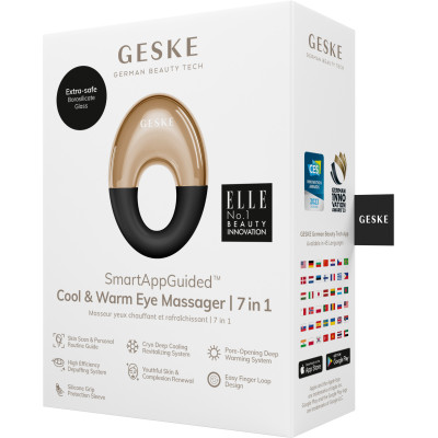 Масажер для очей GESKE Cool&Warm Eye Massager gray