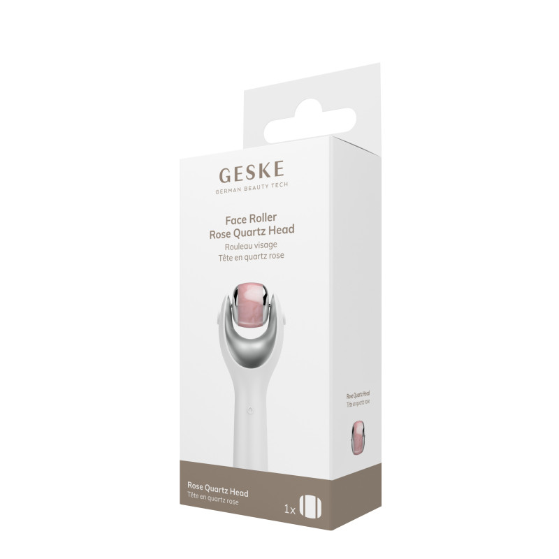 Насадка GESKE Face Roller Rose Quartz Head