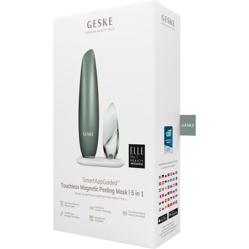 Безконтактна магнітна пілінг-маска GESKE Touchless Magnetic Peeling Mask 5 в 1 green