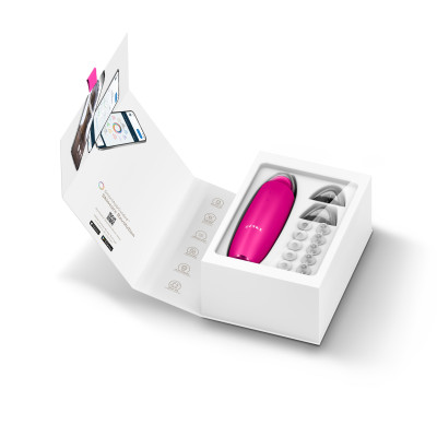 Мікродермабразійний пристрій для видалення чорних цяток GESKE MicroDermabrasion Blackhead Remover 7 в 1 magenta