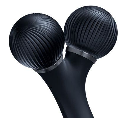 Електронний ультразвуковий ролик для обличчя GESKE Sonic Facial Roller black