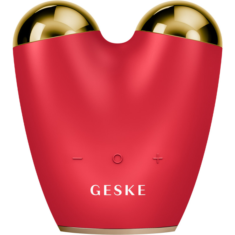 Мікрострумовий підтягувач обличчя GESKE MicroCurrent Face-Lifter 6 в 1 red