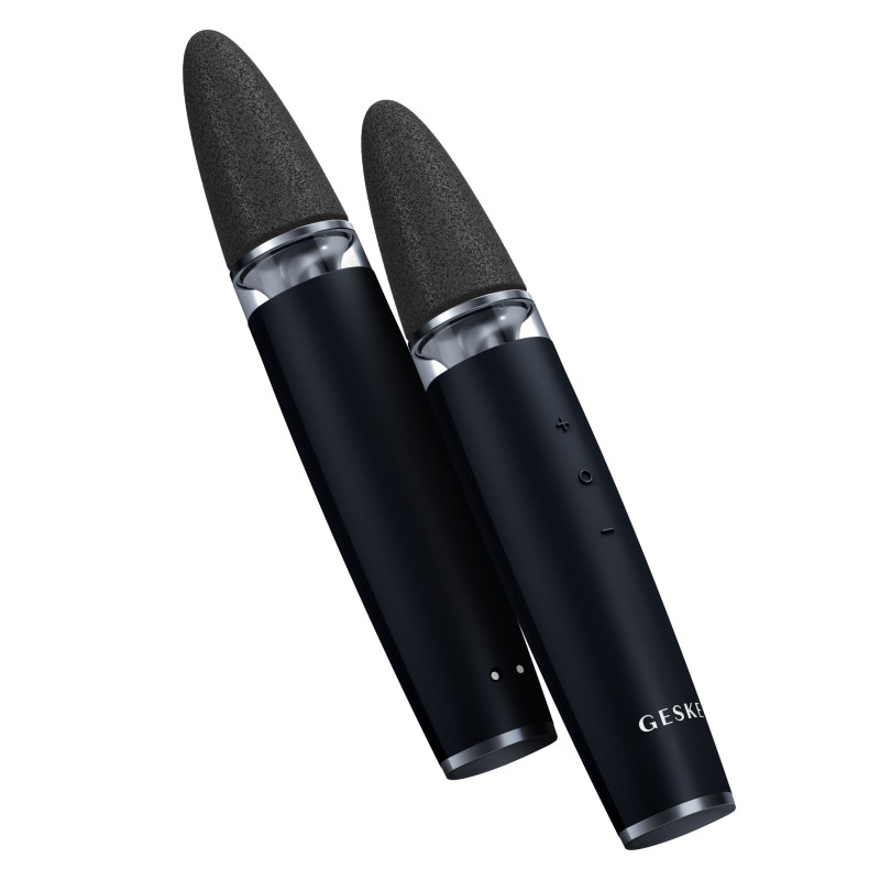 Шліфувальна пилка для стоп з додатковими насадками GESKE Electric Pumice Foot Smoothing Multi-Pen 8 в 1 black