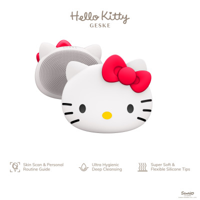 Щітка для обличчя GESKE Facial Brush 3 в 1 by Hello Kitty