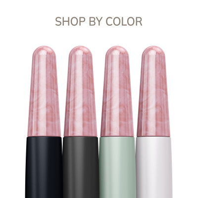 Ручка-масажер для обличчя з рожевим кварцом GESKE SmartAppGuided Double-Sided Rose Quartz Depuffing Pen 7в1 starlight