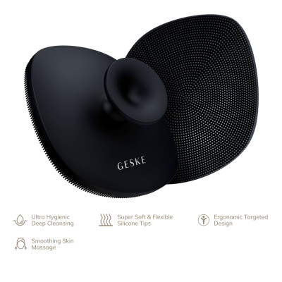 Щітка для тіла GESKE Body Brush 4 в 1 black