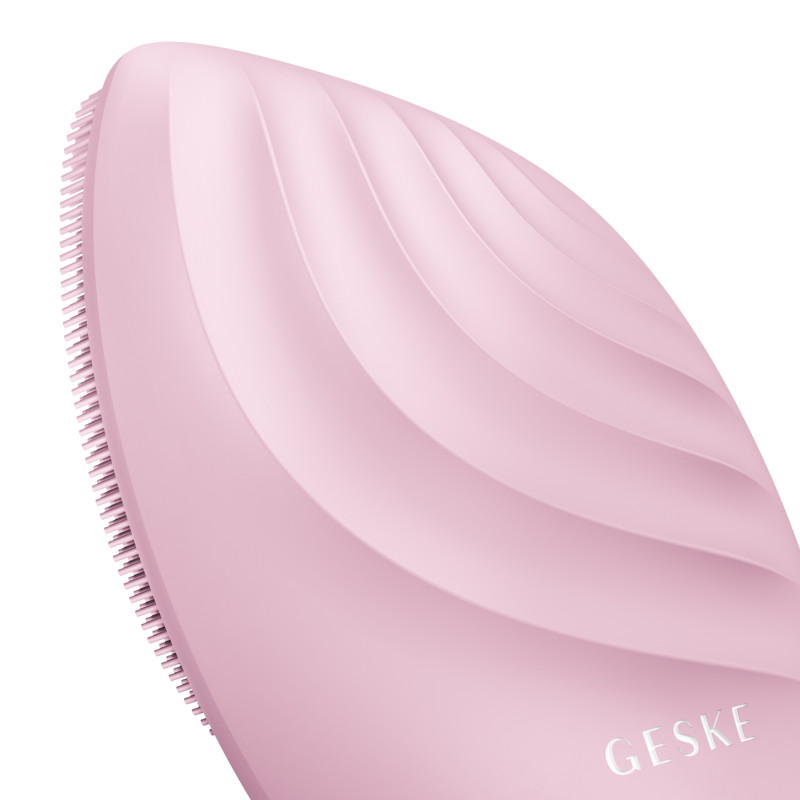 Електронна ультразвукова щітка для обличчя GESKE Sonic Facial Brush pink