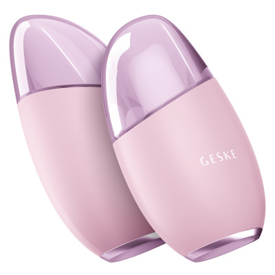 Масажер для обличчя GESKE Cool&Warm Eye and Face Massager 7 в 1 pink