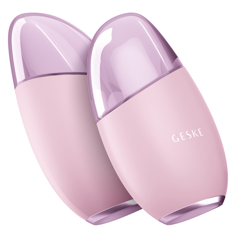 Масажер для обличчя GESKE Cool&Warm Eye and Face Massager 7 в 1 pink