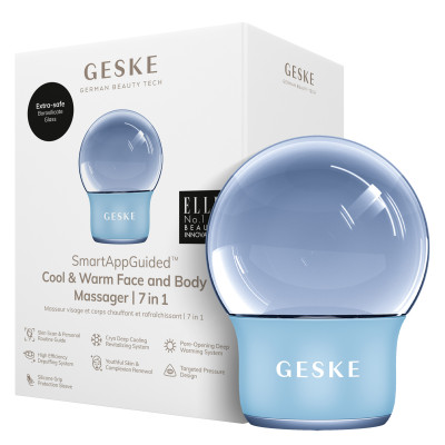 Масажер для обличчя і тіла GESKE Cool&Warm Face and Body Massager 7 в 1 aquamarine