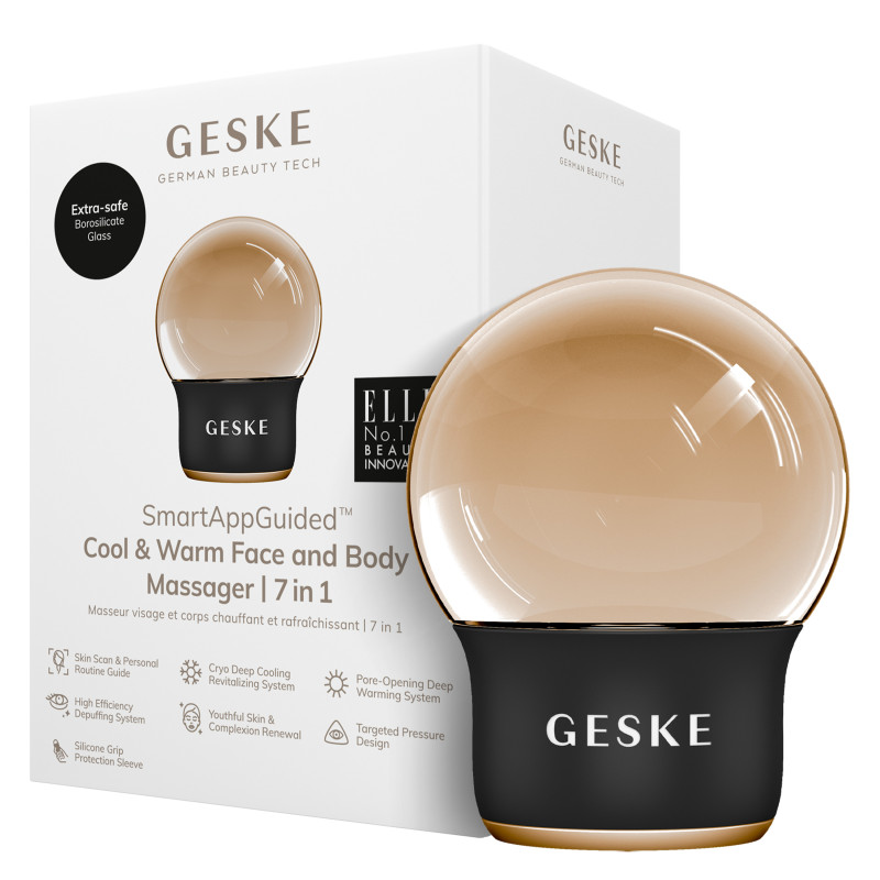 Масажер для обличчя і тіла GESKE Cool&Warm Face and Body Massager 7 в 1 gray