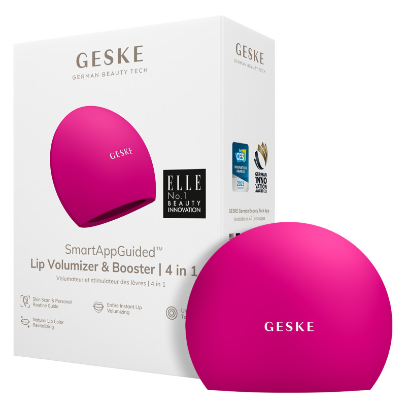 Пристрій для збільшення обʼєму губ GESKE Lip Volumizer&Booster 4 в 1 Big magenta