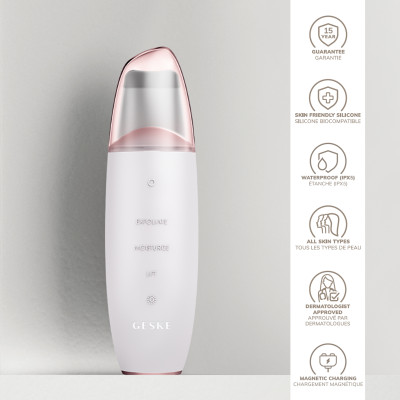 Мікрострумовий скрабер для шкіри та усунення чорних точок GESKE MicroCurrent Skin Scrubber&Blackhead Remover 9 в 1 starlight