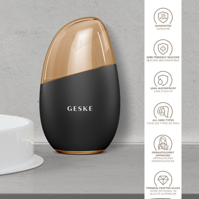 Масажер для обличчя GESKE Cool&Warm Eye and Face Massager gray