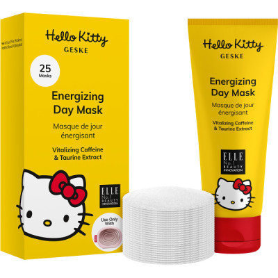 Підбадьоруюча денна маска GESKE Energizing Day Mask by Hello Kitty Oval 25 шт