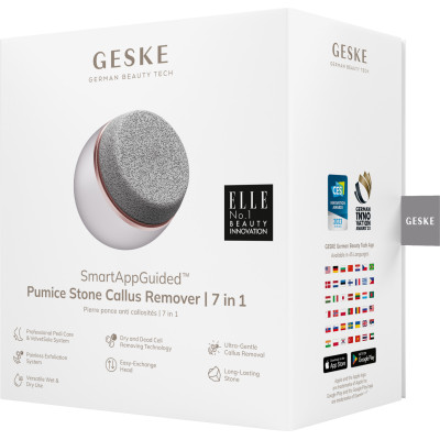 Набір для догляду за стопами GESKE Pumice Stone Callus Remover 7 в 1 starlight