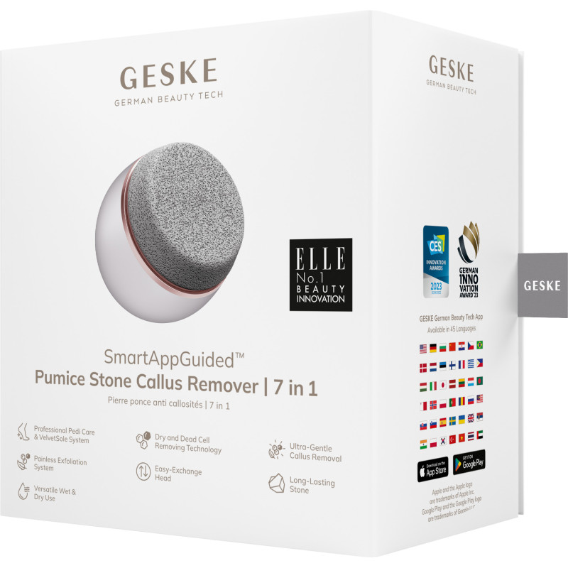 Набір для догляду за стопами GESKE Pumice Stone Callus Remover 7 в 1 starlight
