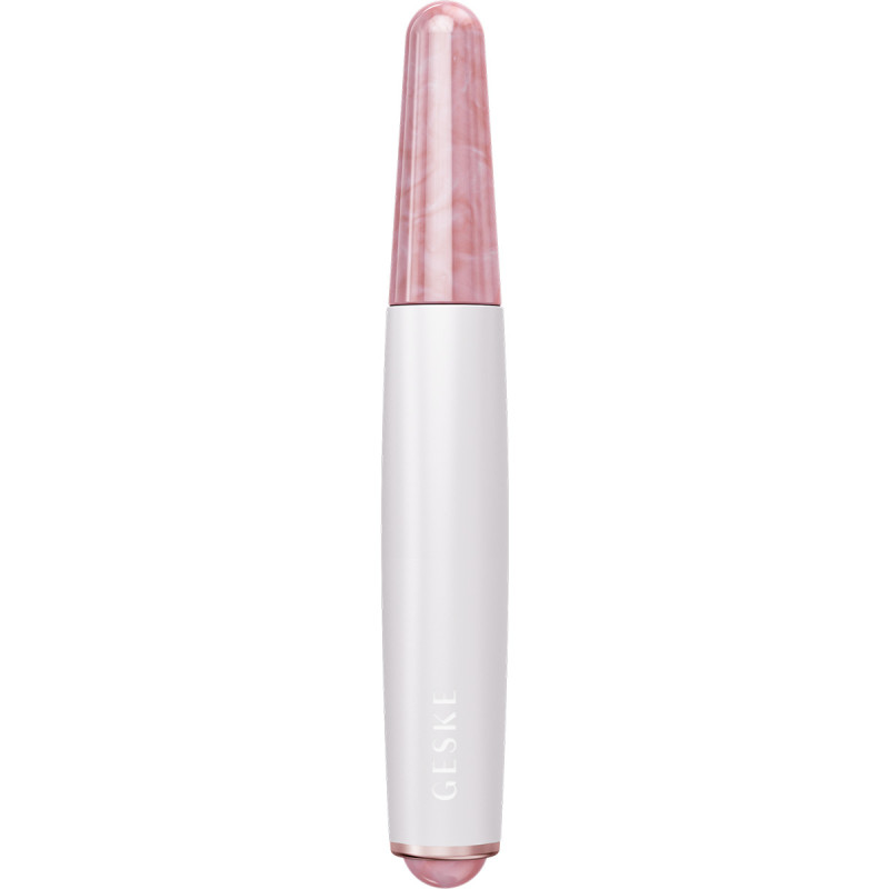 Ручка-масажер для обличчя з рожевим кварцом GESKE SmartAppGuided Double-Sided Rose Quartz Depuffing Pen 7в1 starlight