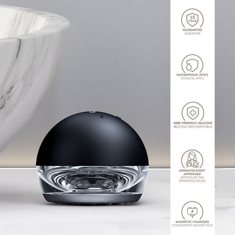 Масажер для підтяжки шкіри обличчя GESKE Anti-aging Skin Tightener 6 в 1 black
