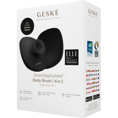 Щітка для тіла GESKE Body Brush 4 в 1 gray