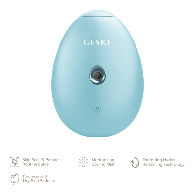 Електронний освіжувач для зволоження обличчя GESKE Facial Hydration Refresher 4 в 1 turquoise