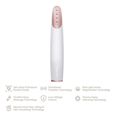 Пристрій для зміцнення і тонізації шкіри обличчя GESKE Skin Firming Wand 7 в 1 starlight