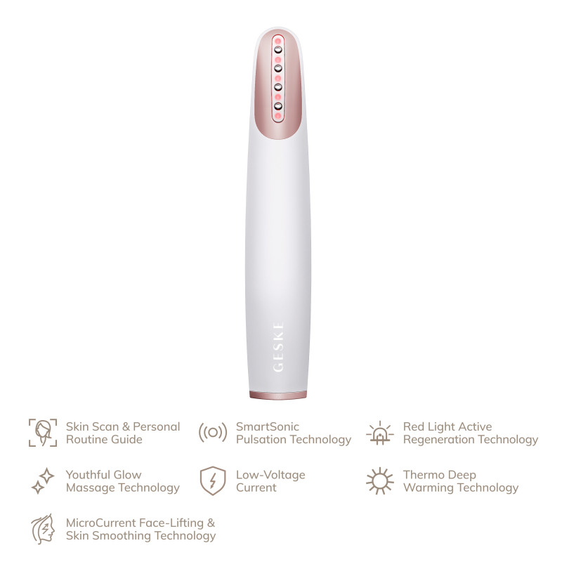 Пристрій для зміцнення і тонізації шкіри обличчя GESKE Skin Firming Wand 7 в 1 starlight