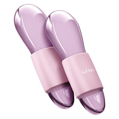 Подвійний масажер для очей GESKE Cool&Warm Duo Eye Massager 7 в 1 pink
