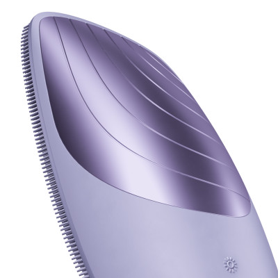 Електронна звукова термощітка для обличчя GESKE Sonic Thermo Facial Brush 6 в 1 purple