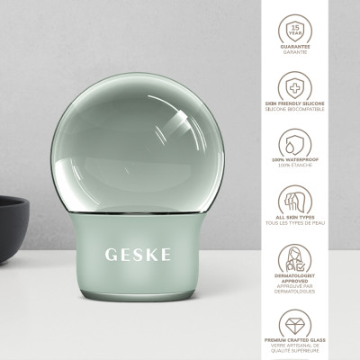 Масажер для обличчя і тіла GESKE Cool&Warm Face and Body Massager 7 в 1 green