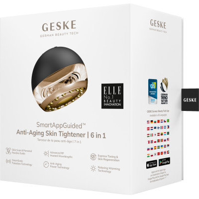 Масажер для підтяжки шкіри обличчя GESKE Anti-aging Skin Tightener gray