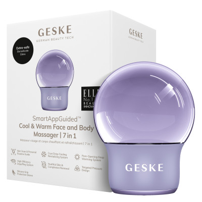 Масажер для обличчя і тіла GESKE Cool&Warm Face and Body Massager purple
