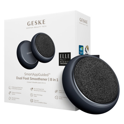 Набір для догляду за стопами GESKE Dual Foot Smoothener 8 в 1 black
