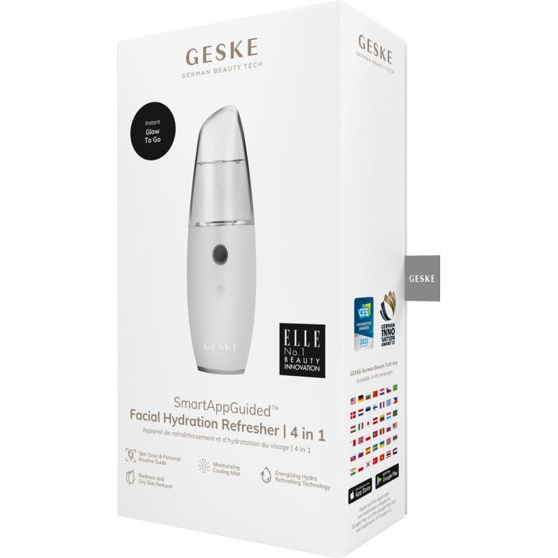 Зволожувач для шкіри обличчя GESKE Facial Hydration Refresher 4 в 1 white