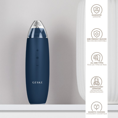 Мікродермабразійний пристрій для видалення чорних цяток GESKE MicroDermabrasion Blackhead Remover 7 в 1 midnight