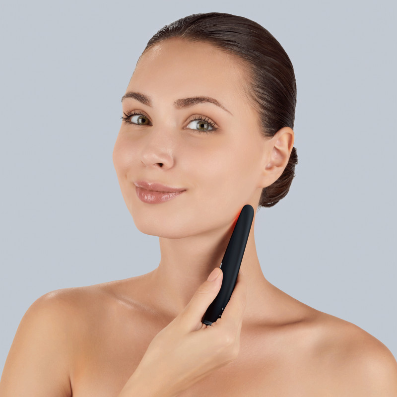 Пристрій для зміцнення і тонізації шкіри обличчя GESKE Skin Firming Wand 7 в 1 black