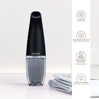 Очищуючий засіб для обличчя GESKE Aqua-Stream Face Cleanser 8 в 1 black