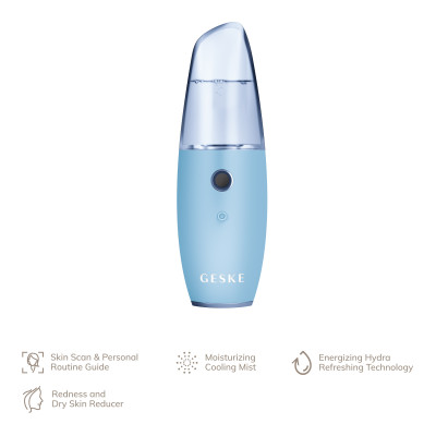 Зволожувач для шкіри обличчя GESKE Facial Hydration Refresher 4 в 1 aquamarine