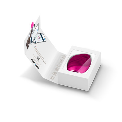 Електронна ультразвукова щітка для обличчя GESKE Sonic Facial Brush 5 в 1 magenta